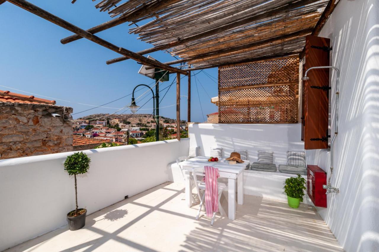 Atlantis Houses Chalki Town Buitenkant foto