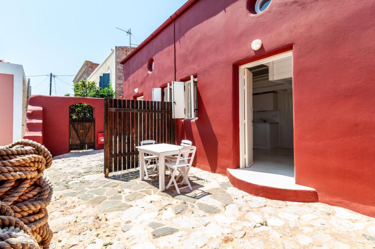 Atlantis Houses Chalki Town Buitenkant foto