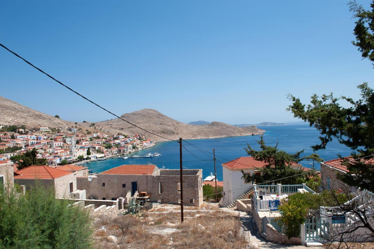 Atlantis Houses Chalki Town Buitenkant foto