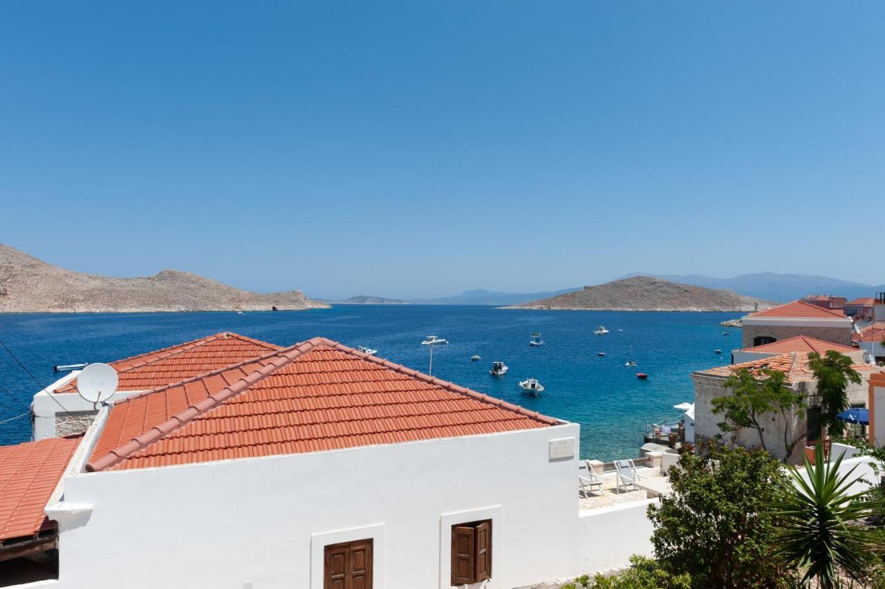 Atlantis Houses Chalki Town Buitenkant foto