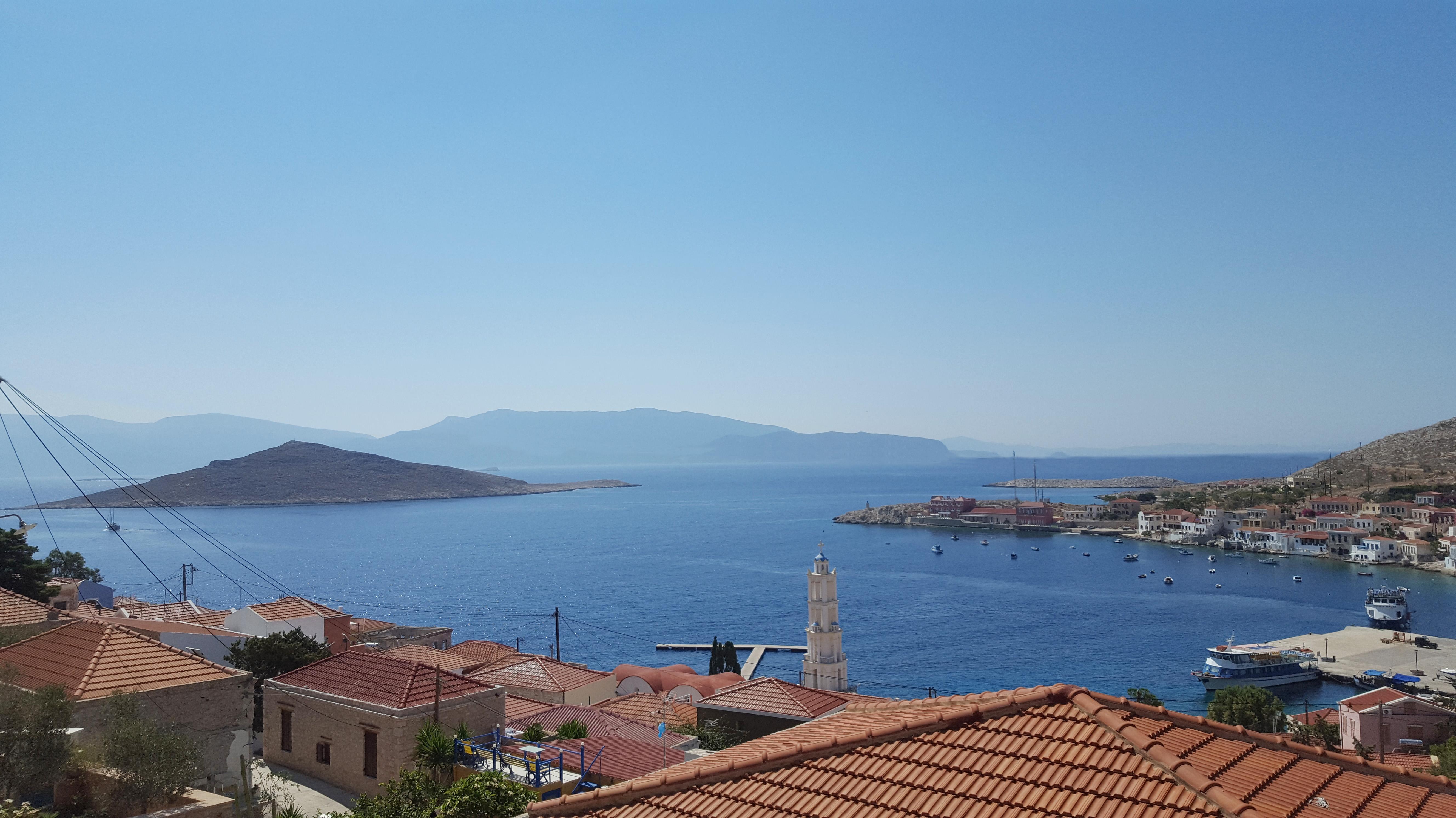 Atlantis Houses Chalki Town Buitenkant foto